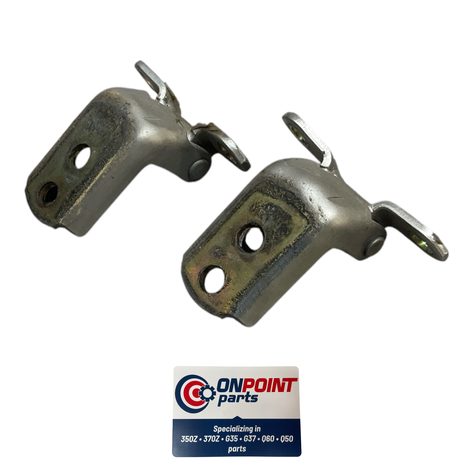 03-07 Nissan 350Z Passenger Front Door Hinges 80400Ce400 Oem Edh