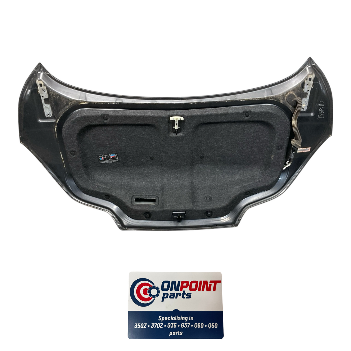 08-15 Infiniti G37 Coupe Rear Hatch Panel Trunk Lid H430Mjl0Ma Oem Fyh