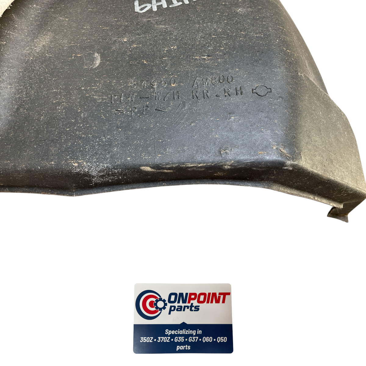03-07 Infiniti G35 Passenger Rear Coupe Trunk Finisher Panel 84950Ac800 Oem Hjh