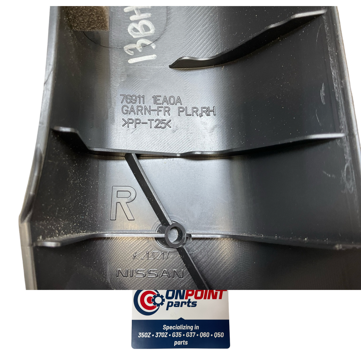 09-18 Nissan 370Z Passenger Front Interior A Pillar Trim 769111Ea1A Oem H2H