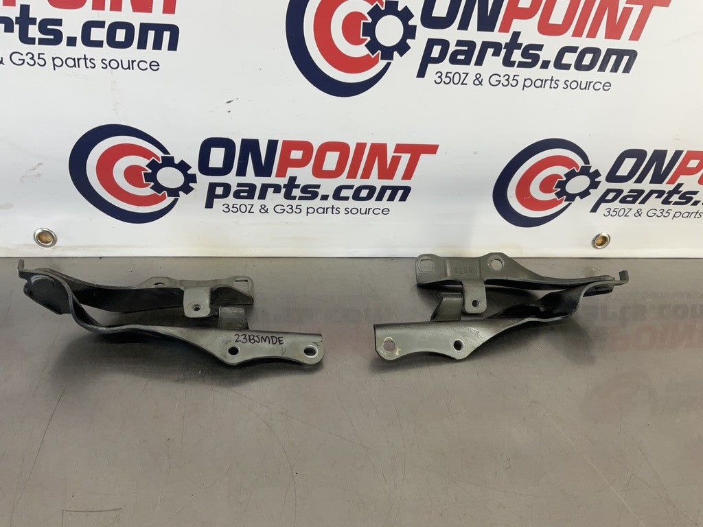 03-09 Nissan 350Z Hood Hinges Left LH Right RH 65401CD700 65400CD700 OEM 23BJMDE