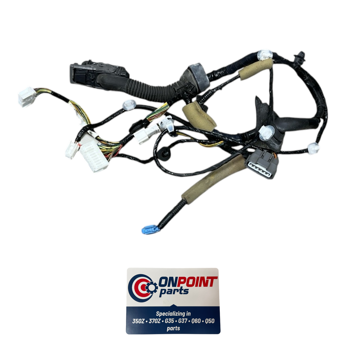 09-11 Nissan 370Z Driver Front Door Wiring Harness 241251Em0A Oem H2H