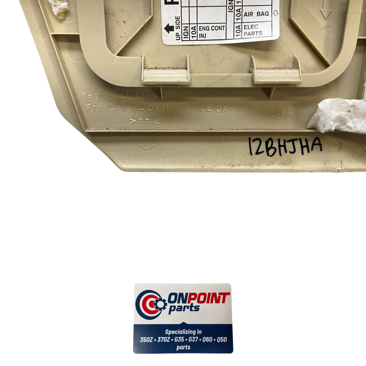 04-07 Infiniti G35 Driver Front Lower Kick Fuse Panel 76934Am800 Oem Hjh
