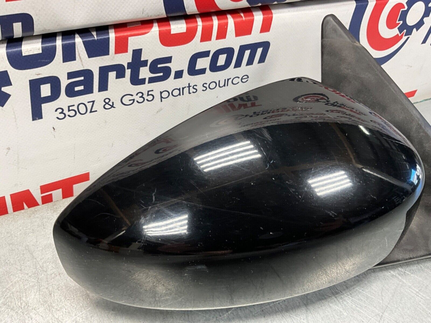 03-07 Infiniti G35 Coupe Passenger Powered Side Mirror Black/KH3 K6301AM865 OEM