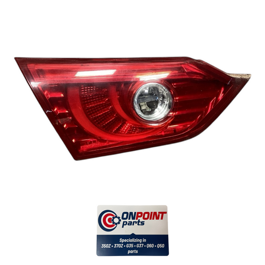 14-16 Infiniti Q50 Driver Rear Inner Tail Light 265554Hb1B Oem G0H