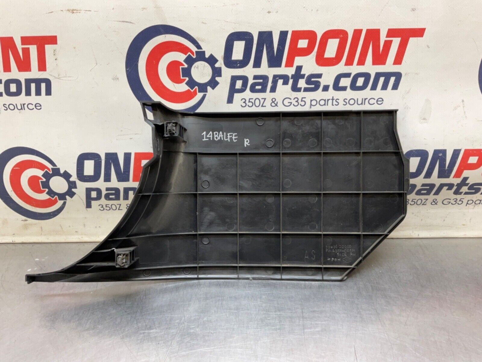 03-09 Nissan 350Z Passenger Right Front Lower Kick Panel 66900CD000 OEM 14BALFE