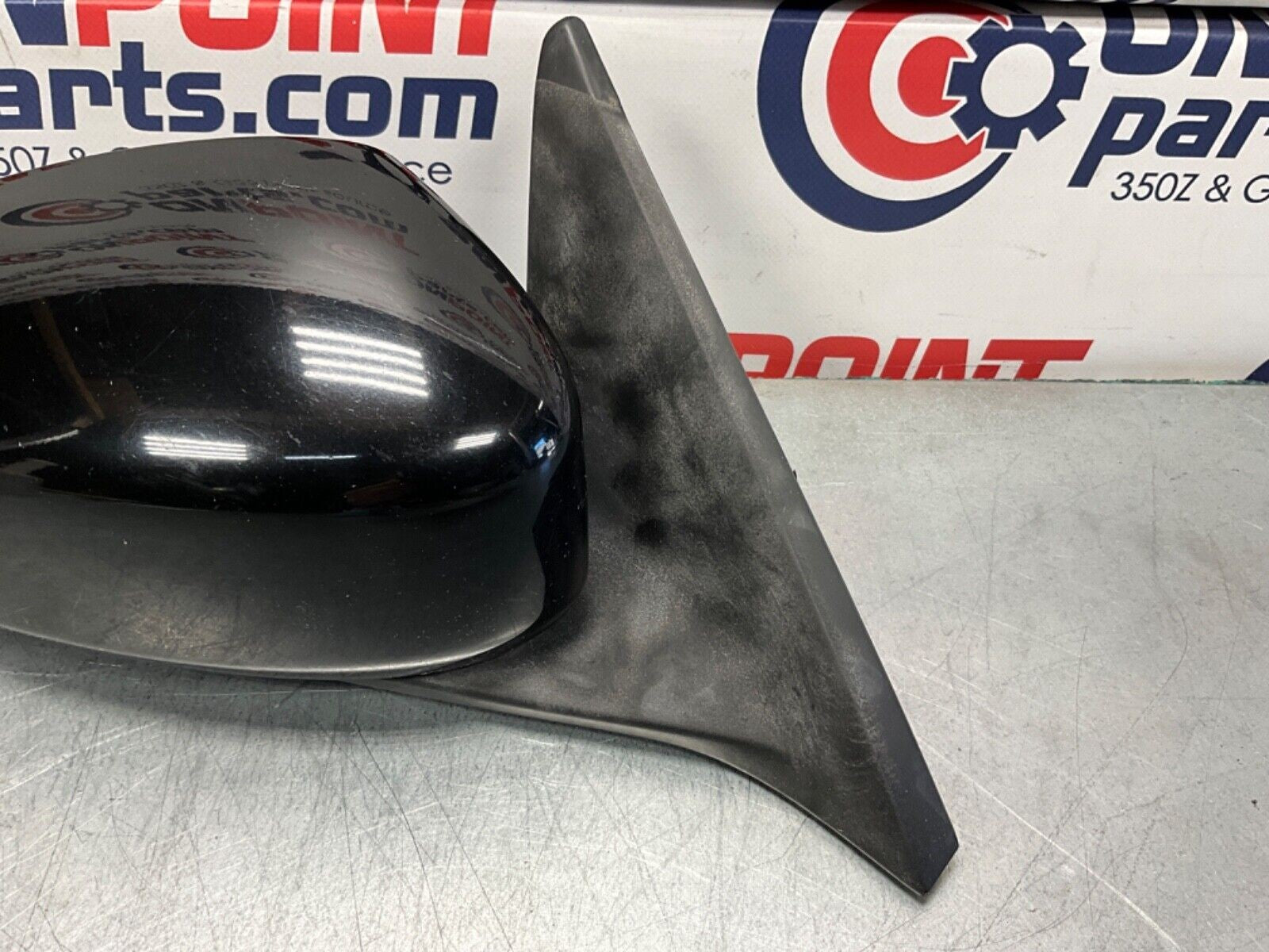 03-07 Infiniti G35 Coupe Passenger Powered Side Mirror Black/KH3 K6301AM865 OEM