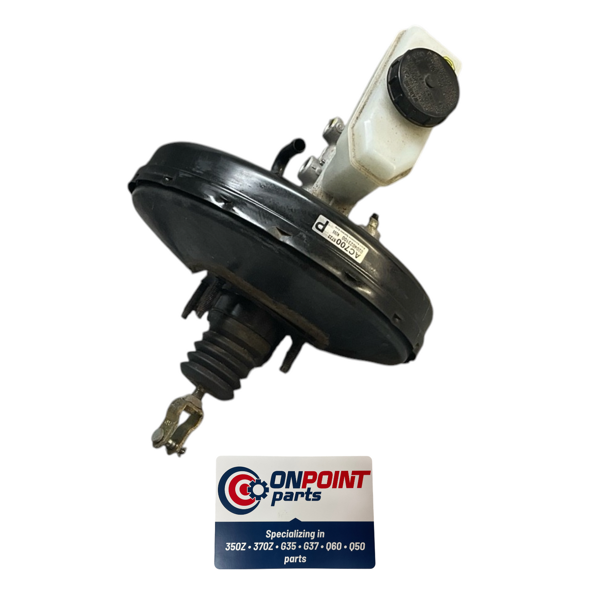 04-06 Infiniti G35 Front Brake Booster With Master Cylinder 47210Ac700 Oem Hjh