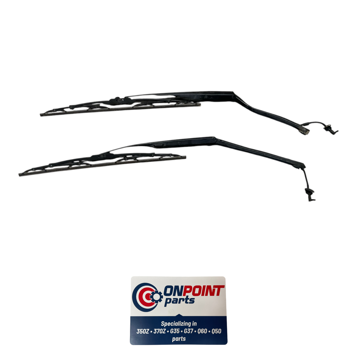 03-08 Nissan 350Z Driver Front Windshield Wiper Arms 28881Cd006 Oem Edh