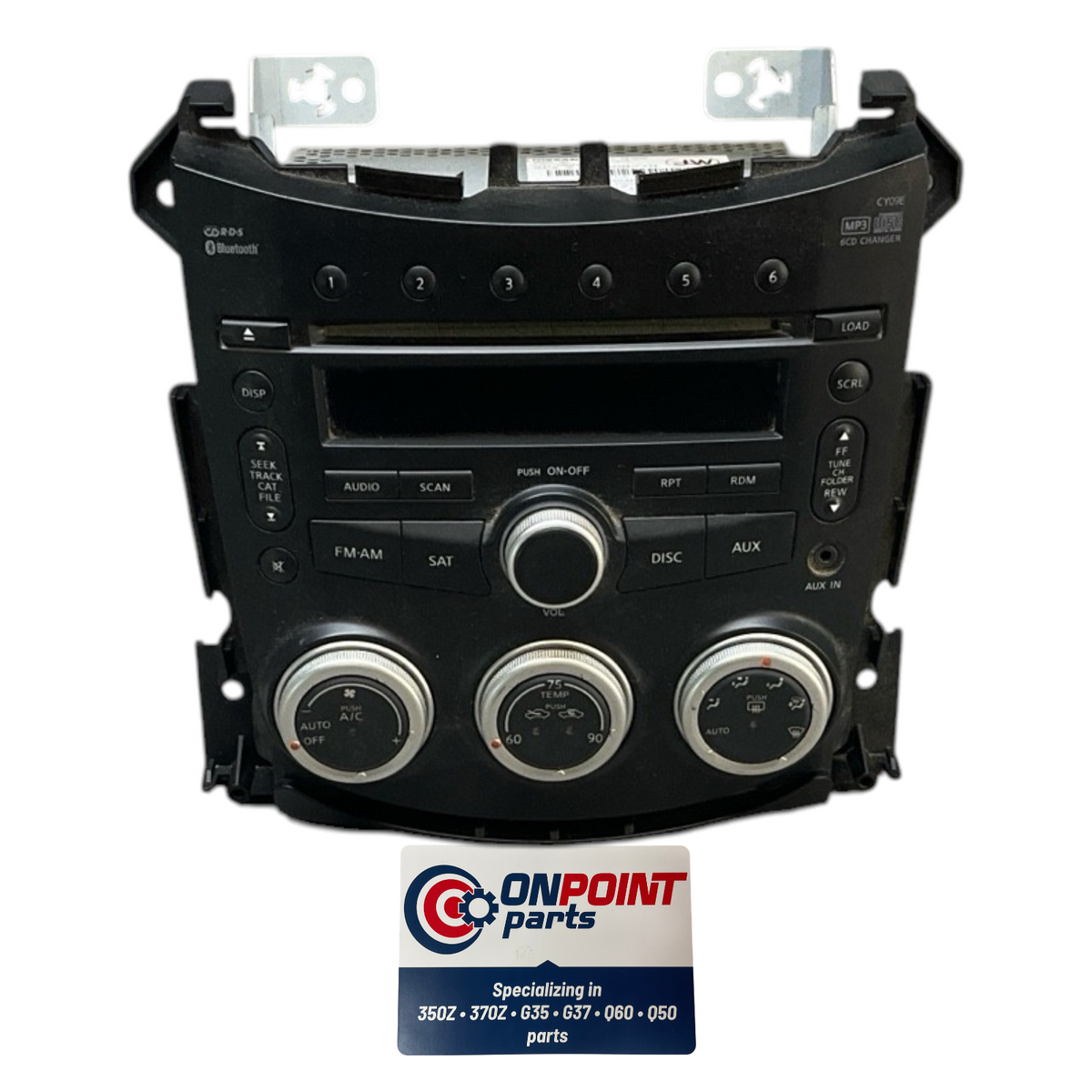 09-15 Nissan 370Z Front Radio Stereo Head Unit 281851Ea0B Oem H2H