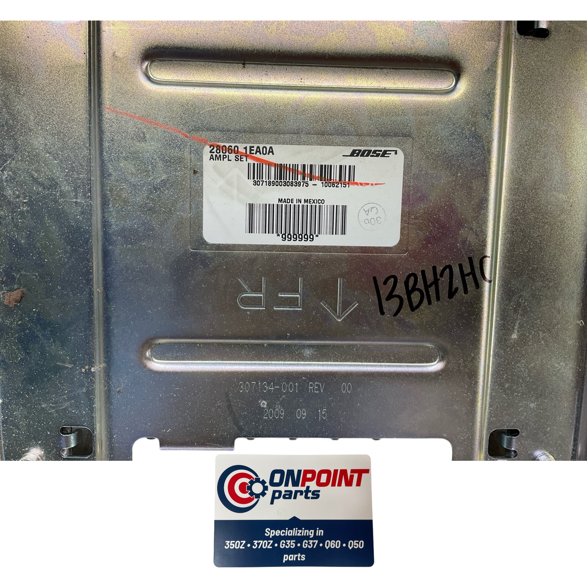 09-11 Nissan 370Z Front Bose Stereo Radio Amplifier Module 280601Ea0A Oem H2H