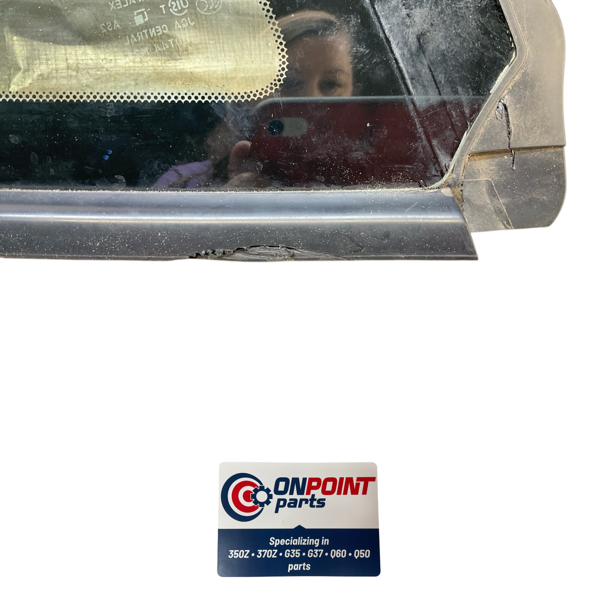 09-20 Nissan 370Z Passenger Rear Quarter Glass 833061Ea0A Oem H2H