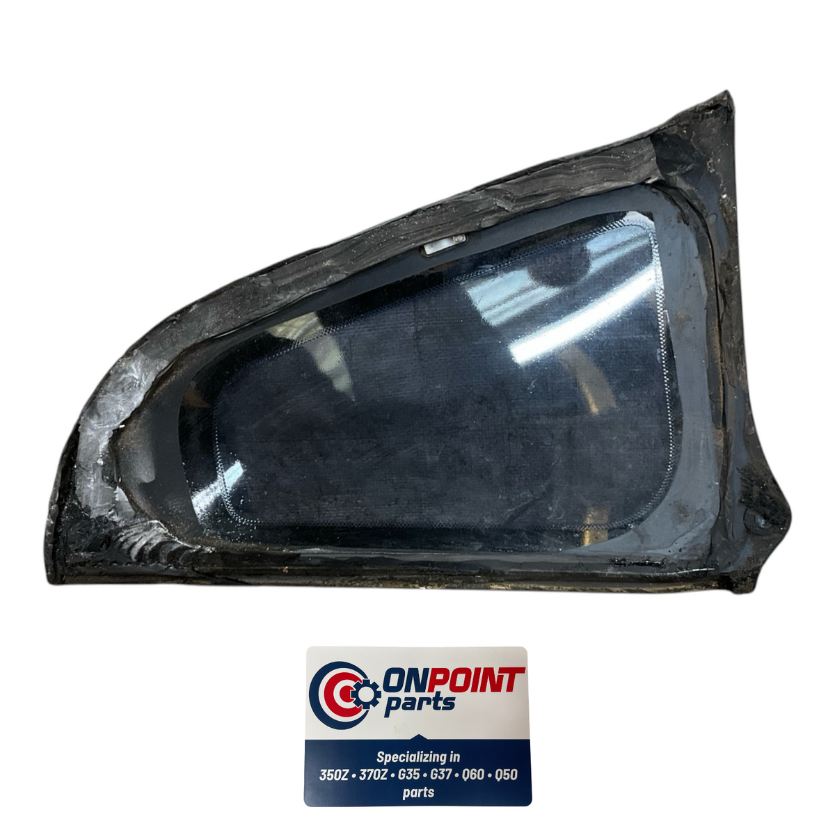 03-08 Nissan 350Z Driver Rear Quarter Glass 83307Cd000 Oem Hjh