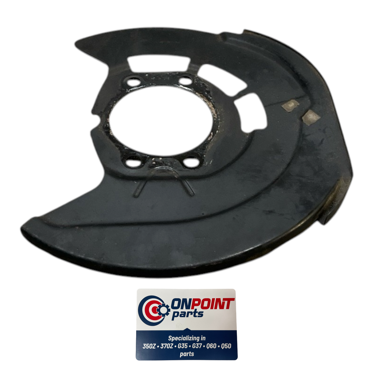 14-15 Infiniti Q50 Driver Front Brake Dust Shield 411611Ex0A Oem G0H