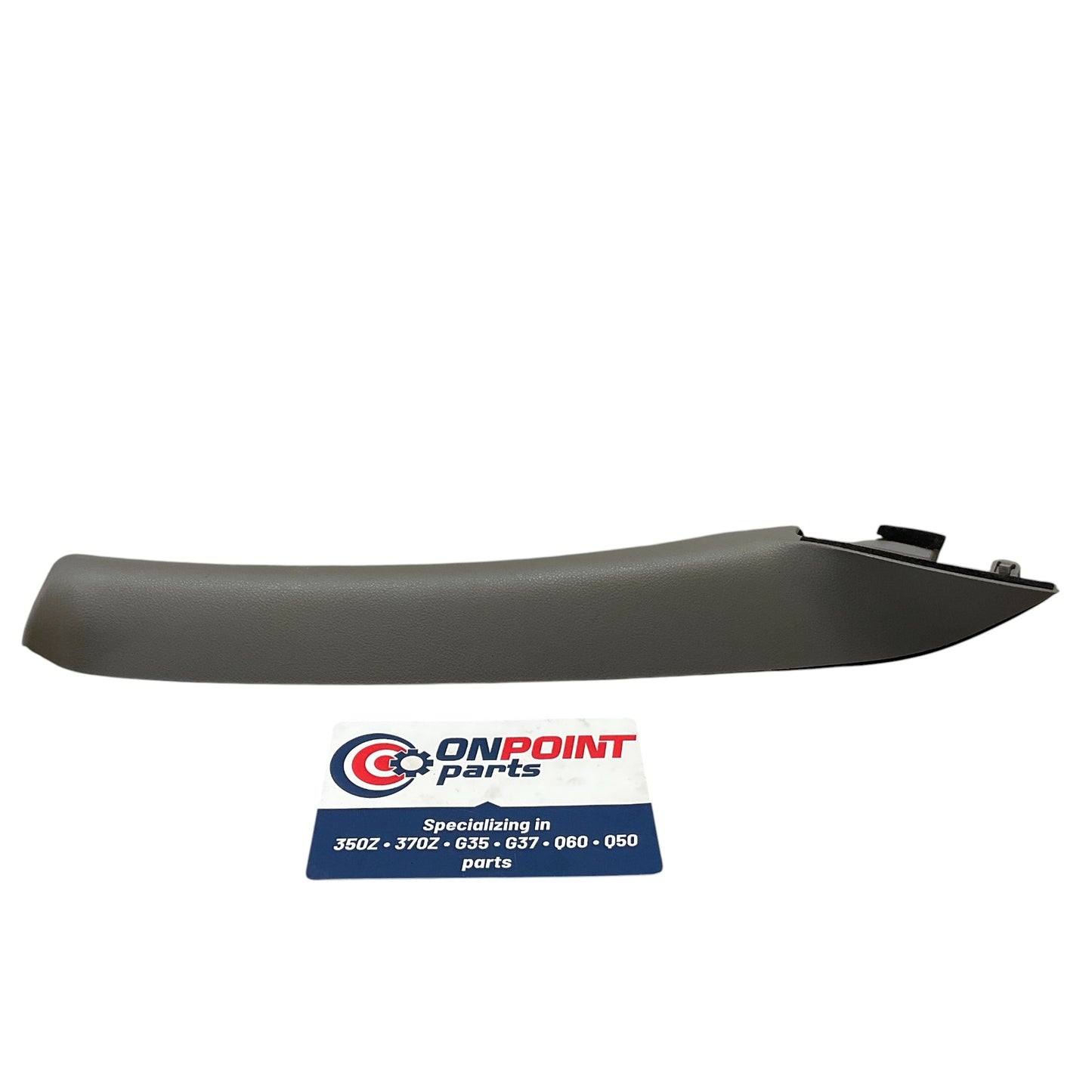 03-08 Nissan 350Z Coupe Passenger Interior A Pillar Trim Gray 76911CD000 OEM