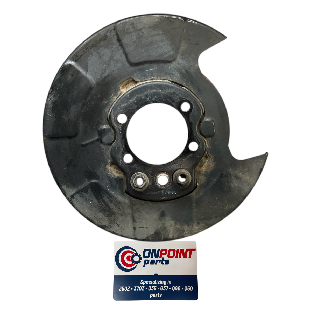 09-20 Nissan 370Z Driver Rear Brake Dust Shield 44030Eg010 Oem H2H