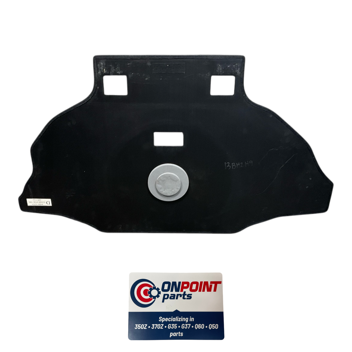 09-20 Nissan 370Z Rear Coupe Trunk Spare Tire Cover 849601Ea0A Oem H2H