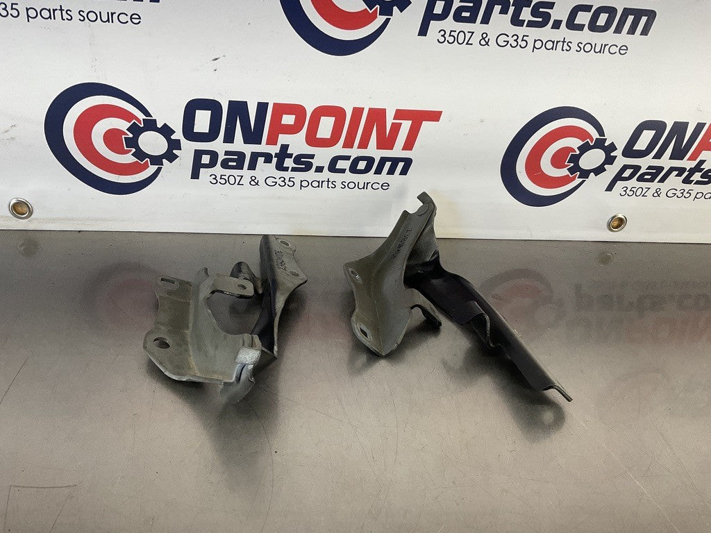 03-09 Nissan 350Z Hood Hinges Left LH Right RH 65401CD700 65400CD700 OEM 23BJMDE