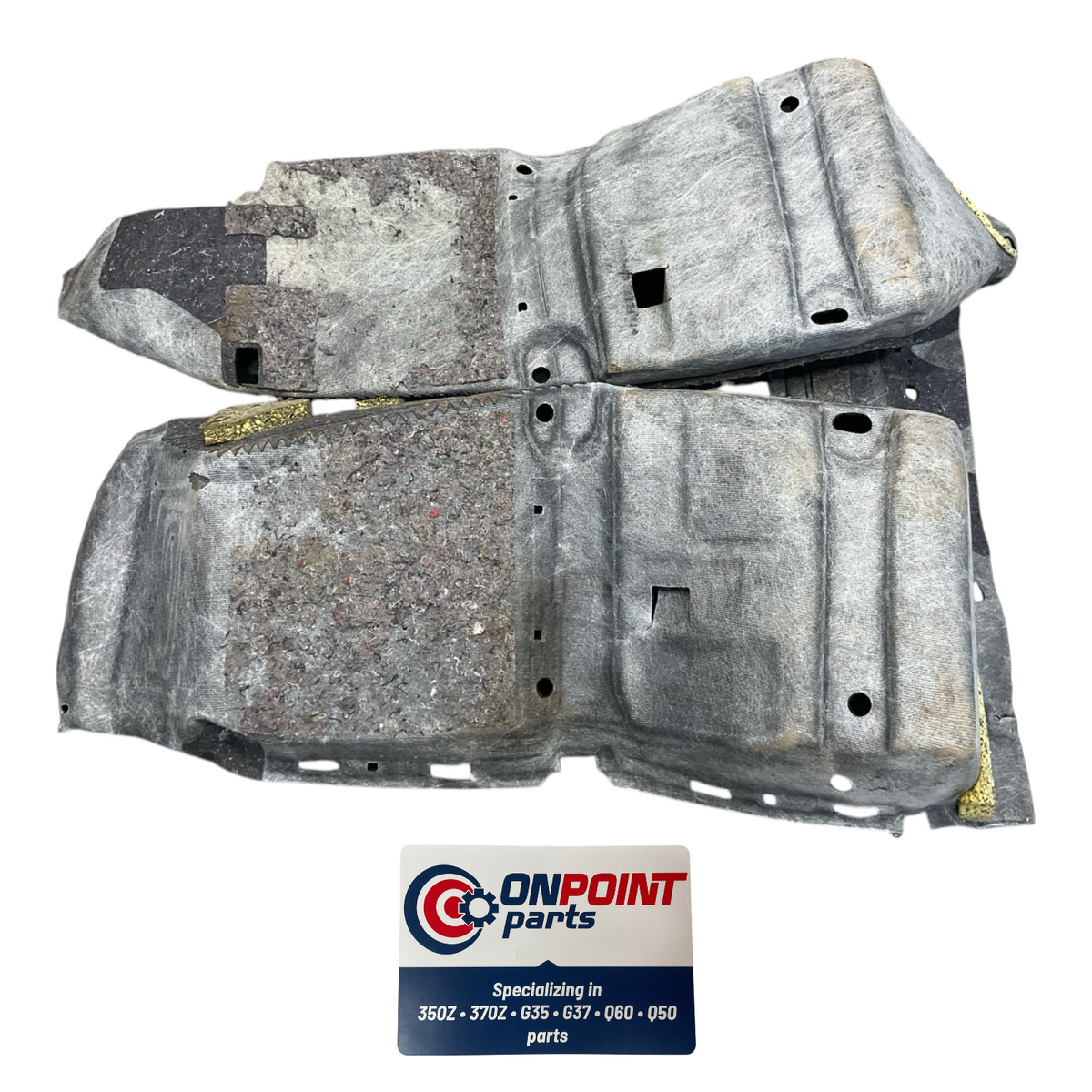 09-15 Nissan 370Z Black Coupe Interior Floor Carpet 749021Ea0A Oem H2H