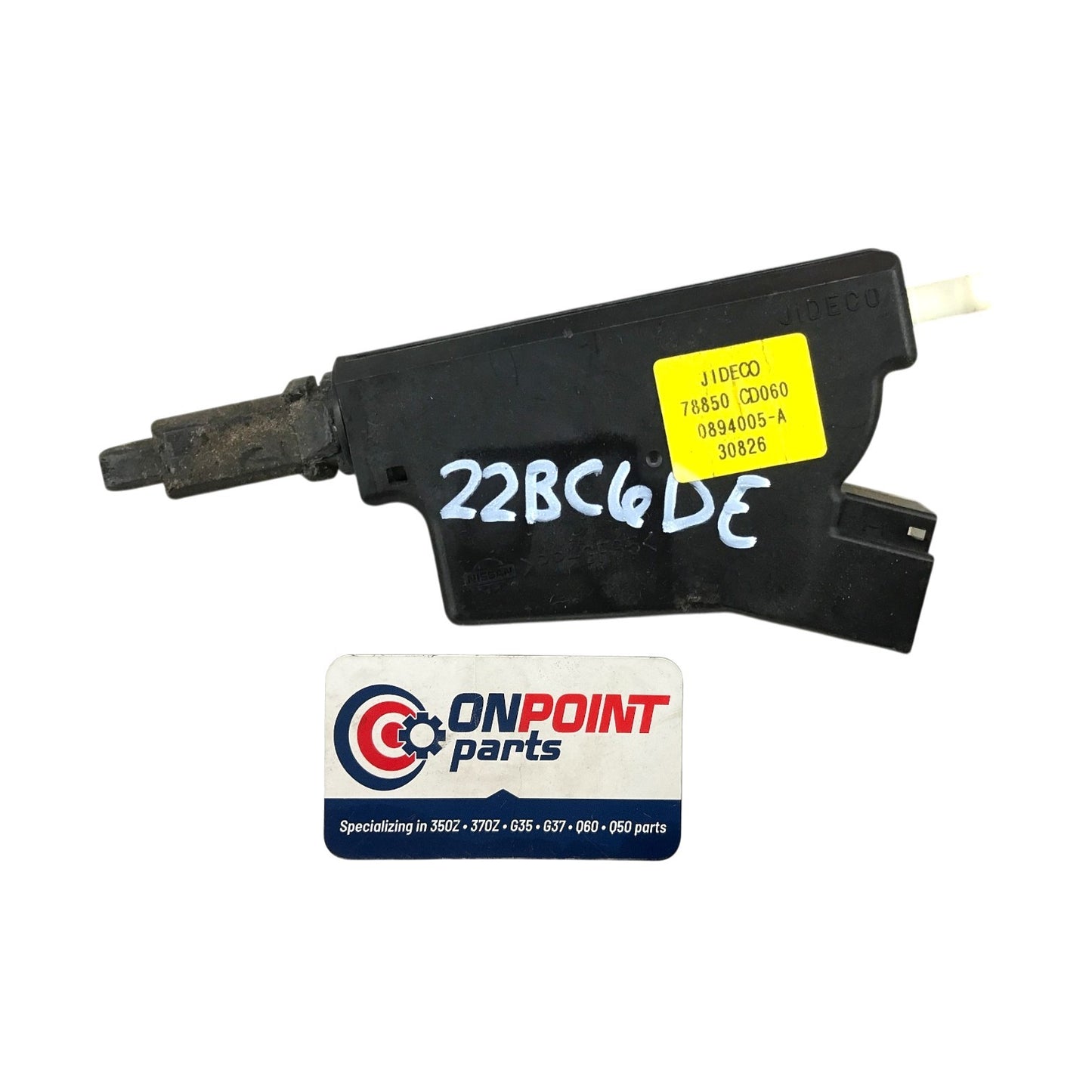 03-09 Nissan 350Z OEM Gas Fuel Lid Door Lock Actuator Passenger RH 78850CD060