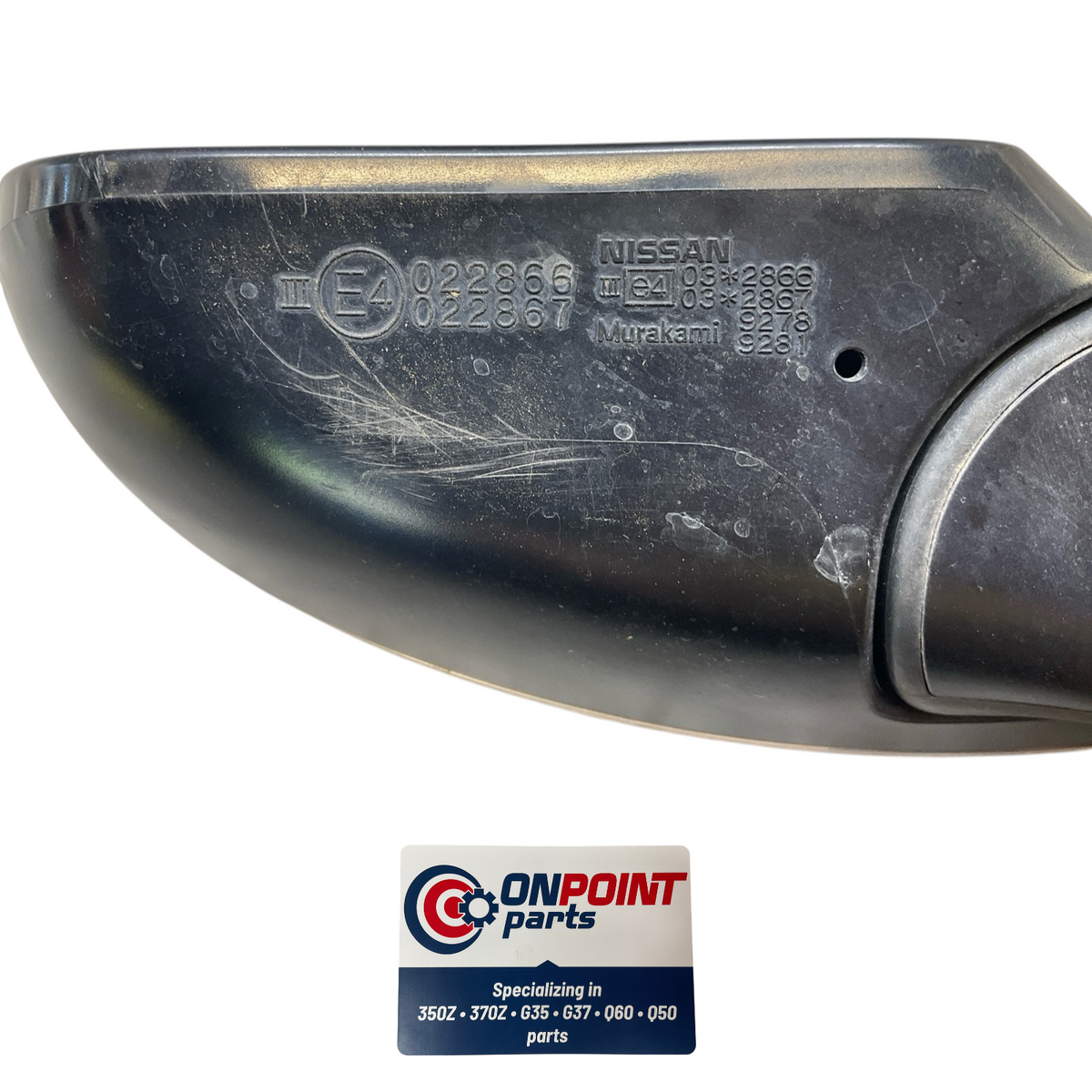 09-20 Nissan 370Z Driver Front Heated Power Side Mirror 963021Ea0B Oem H2H
