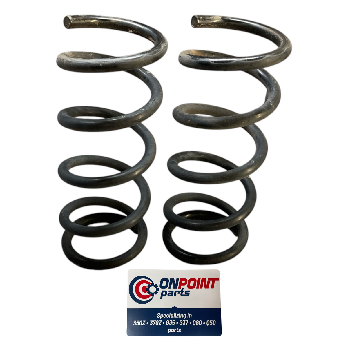 08-10 Infiniti G37 Rear Coil Springs 55020Jl00B Oem Fyh