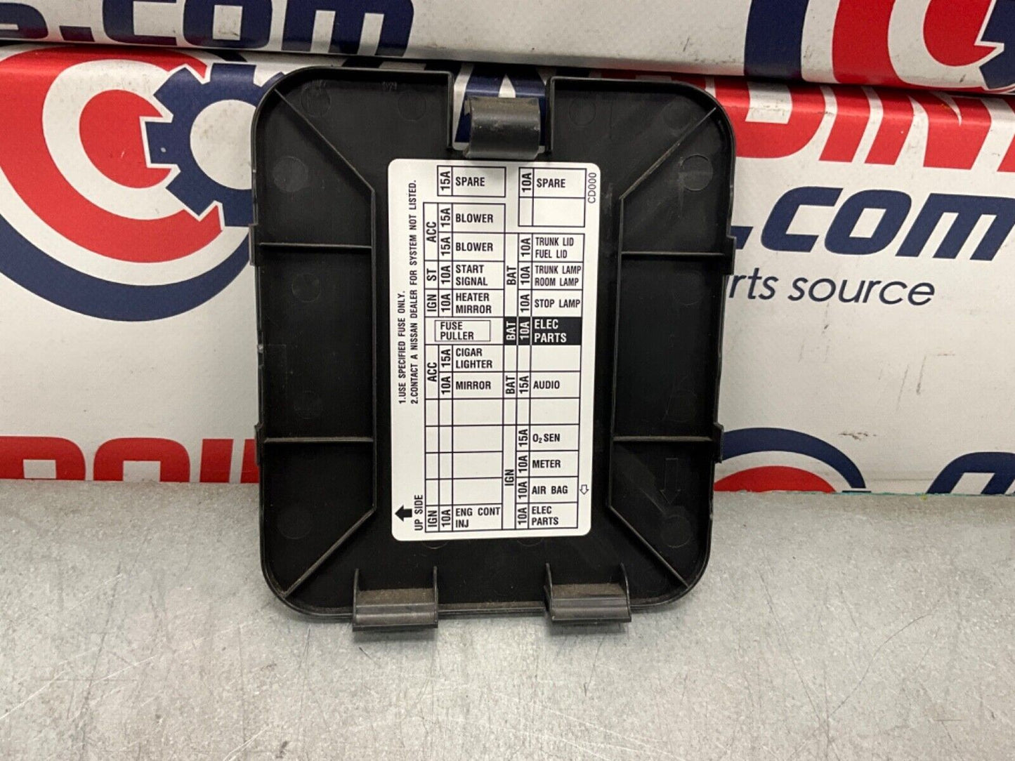 03-09 Nissan 350Z Driver Left Front Lower Kick Fuse Panel 66901CD000 OEM 22BLCFA