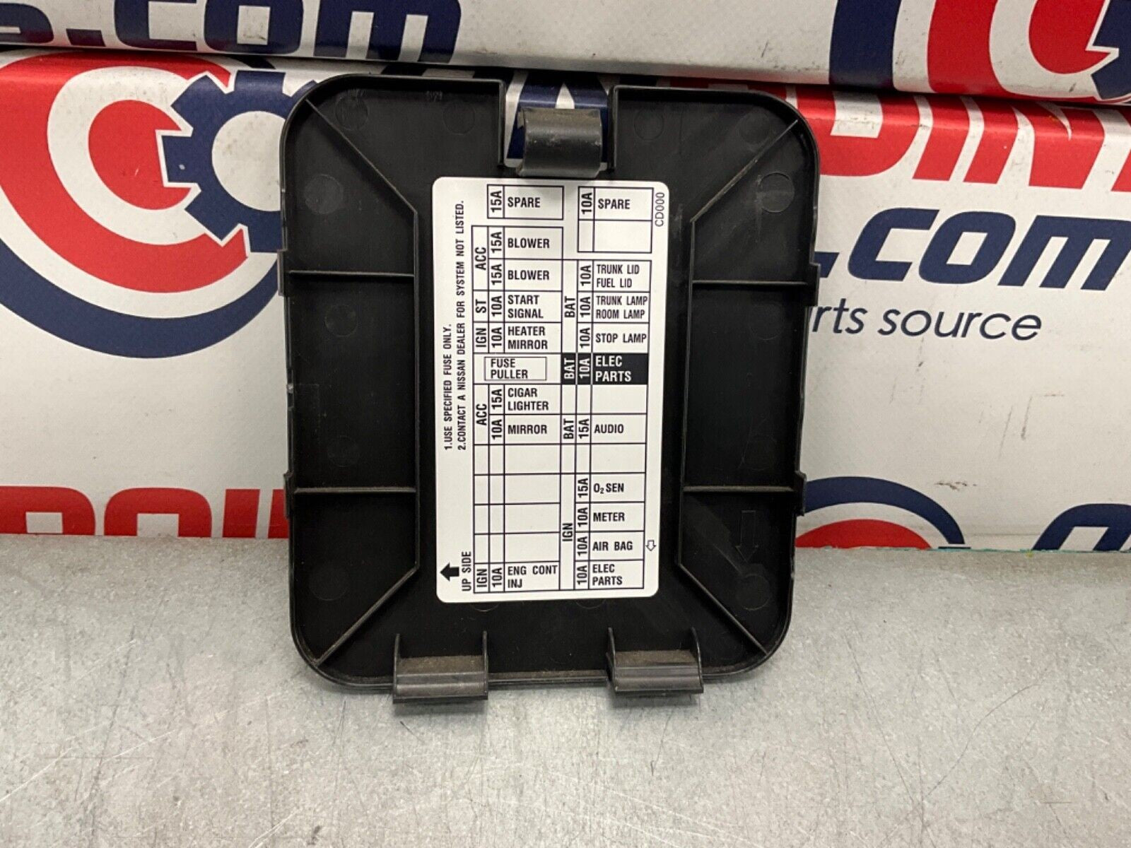 03-09 Nissan 350Z Driver Left Front Lower Kick Fuse Panel 66901CD000 OEM 22BLCFA