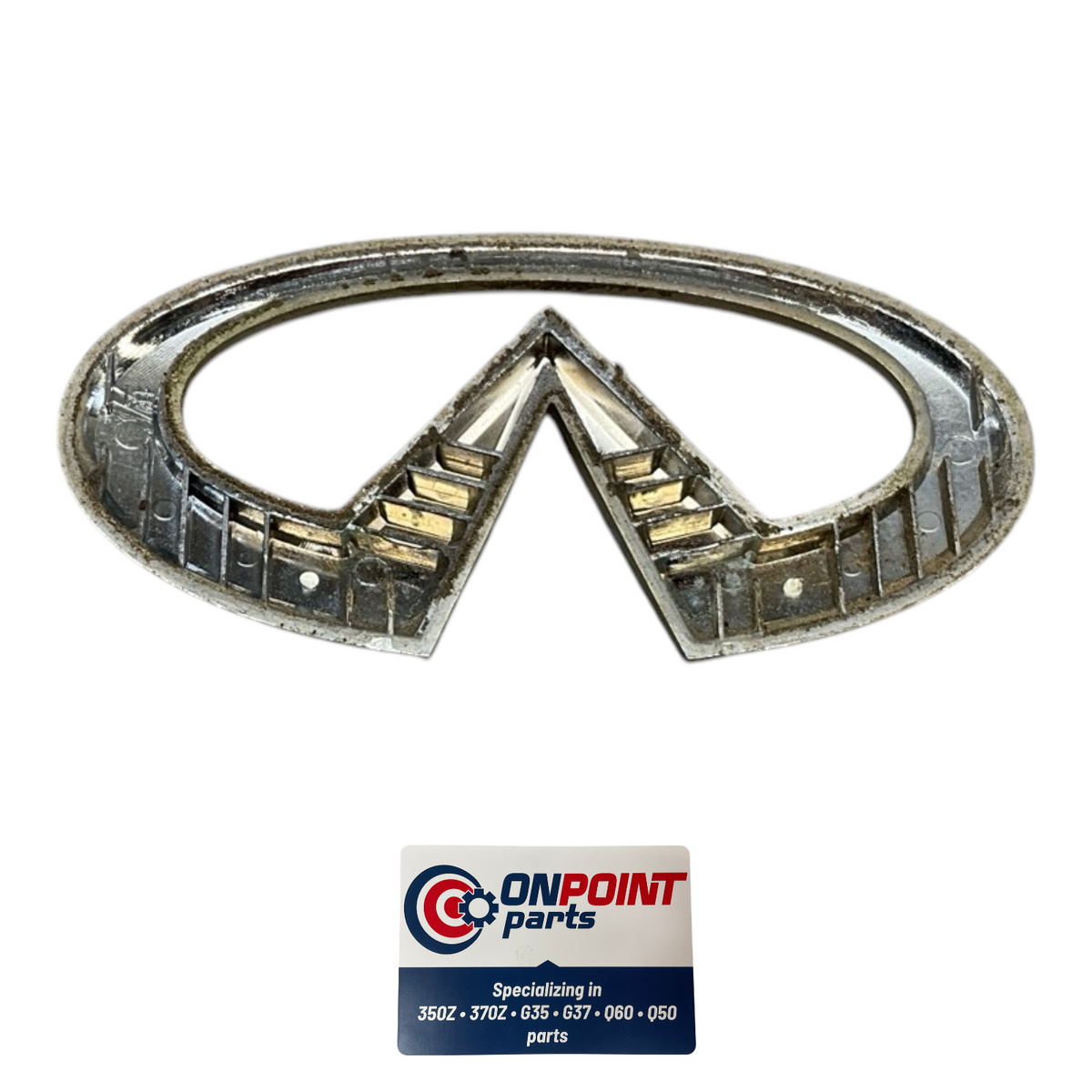 03-07 Infiniti G35 Coupe Rear Infiniti Emblem 84890Am800 Oem Hjh