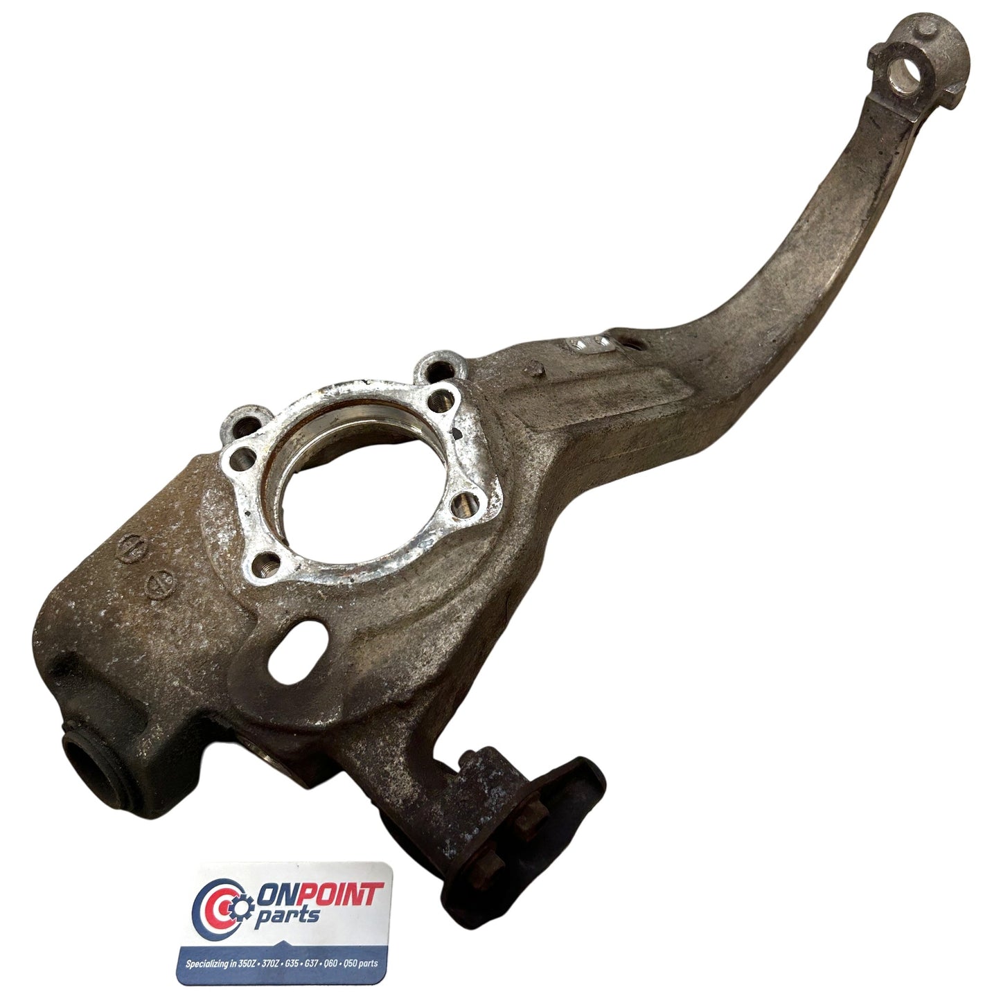 03-04 350Z G35 OEM Front Driver Left Spindle Steering Knuckle RWD 40015AL550 - On Point Parts Inc