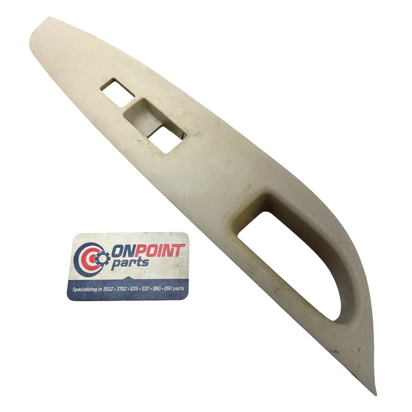 2012 Infiniti G37 Passenger Right Front Door Lock Window Switch Trim OEM 23BCBDE - On Point Parts Inc