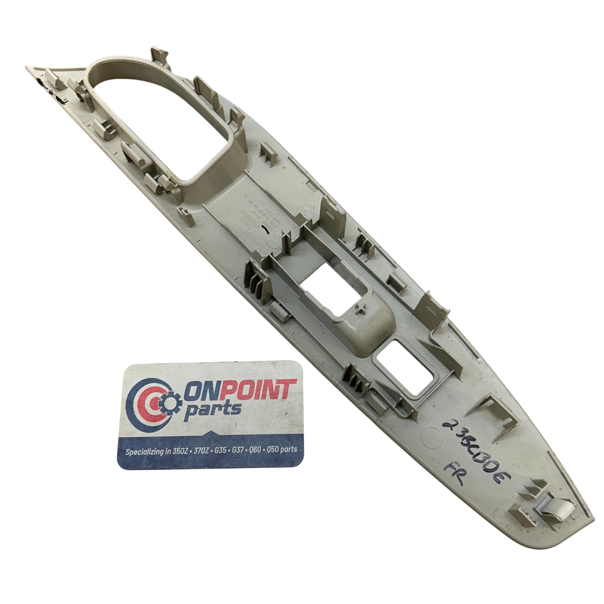 2012 Infiniti G37 Passenger Right Front Door Lock Window Switch Trim OEM 23BCBDE - On Point Parts Inc