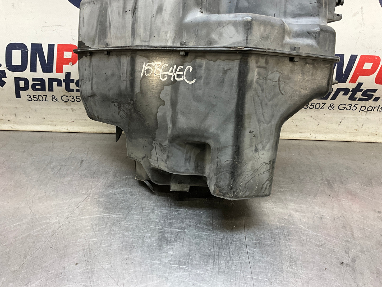 2004 Infiniti G35 Windshield Wiper Washer Fluid Reservoir OEM 15BE4EC - On Point Parts Inc