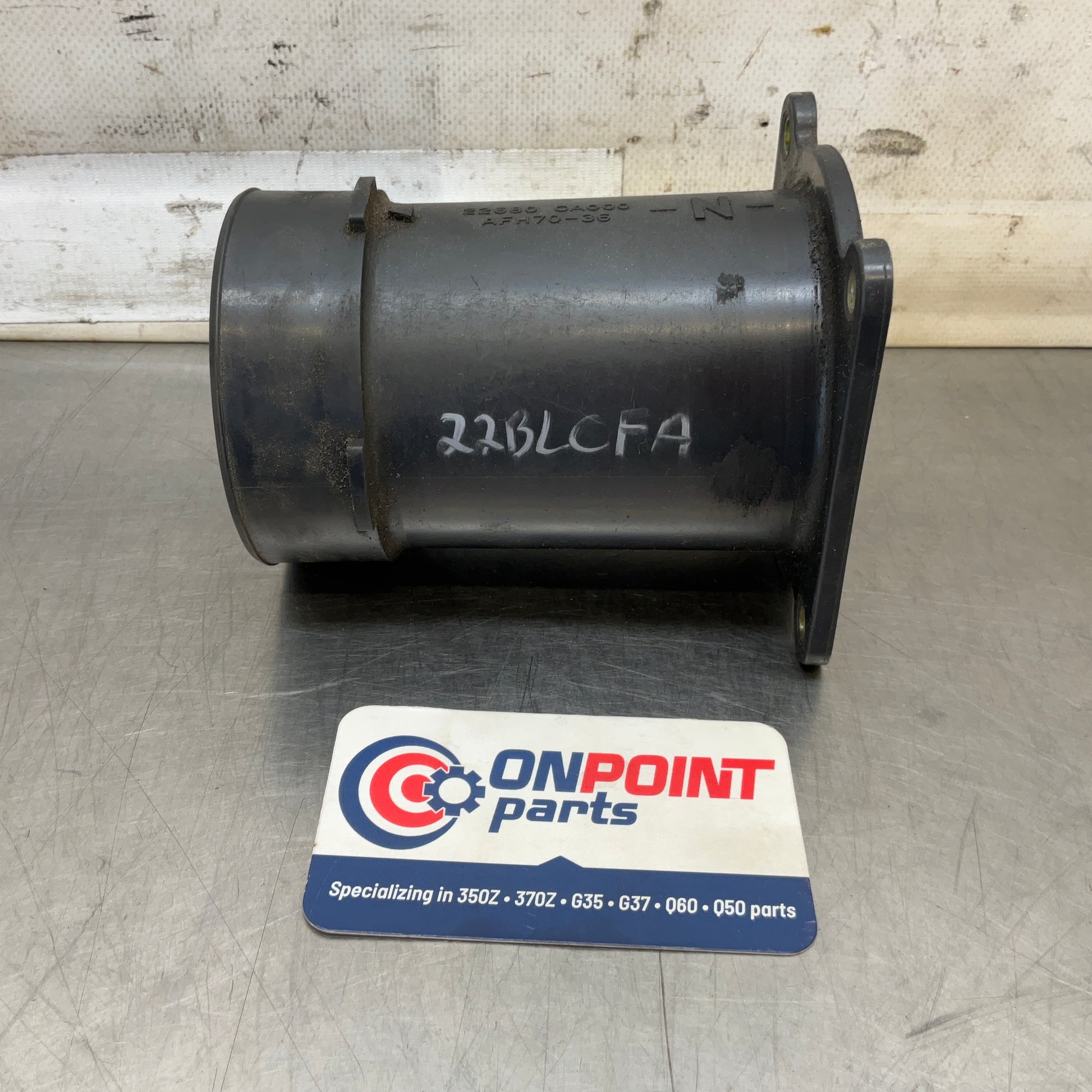 2004 Nissan Z33 350Z Mass Air Flow Sensor MAF OEM 22BLCFA - On Point Parts Inc