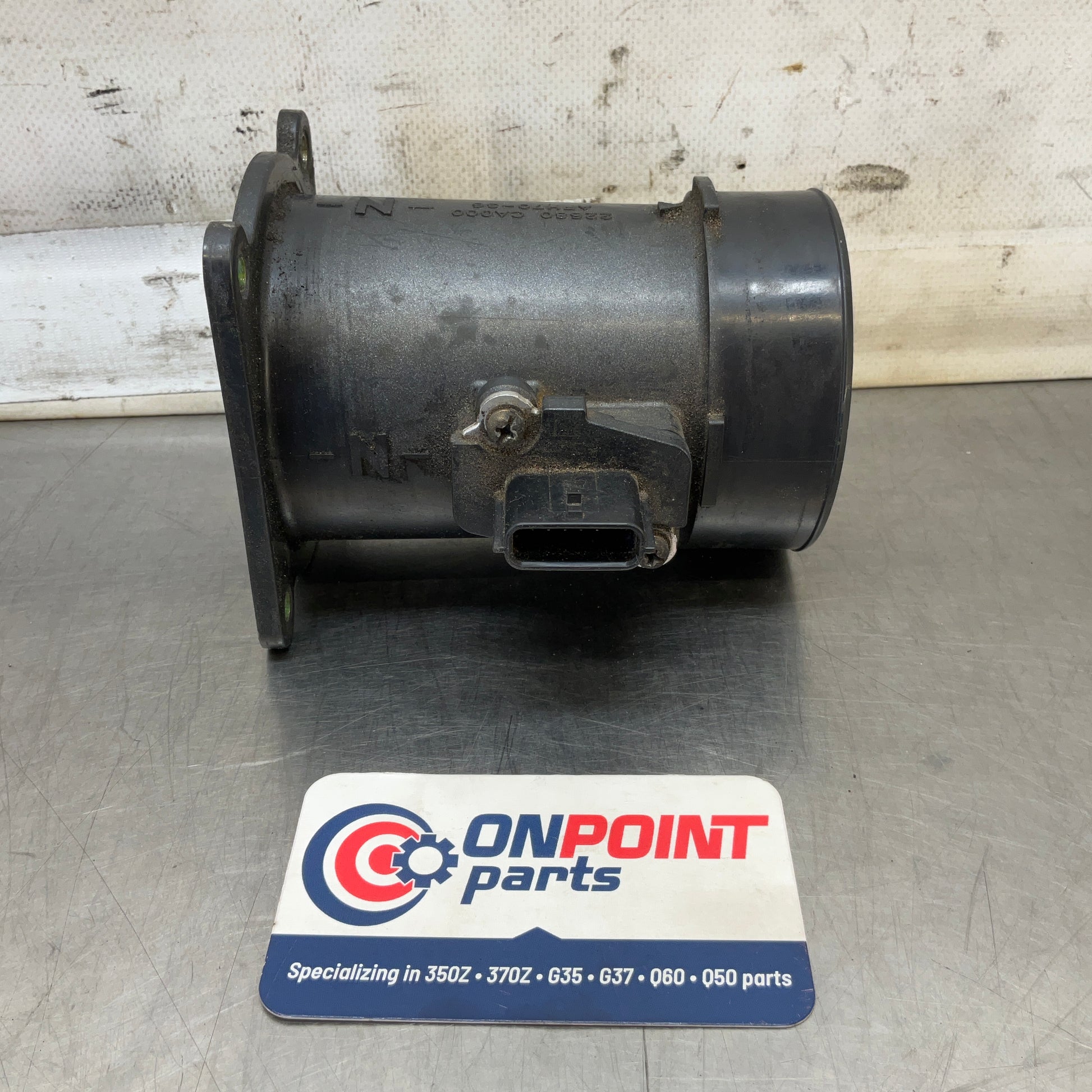 2004 Nissan Z33 350Z Mass Air Flow Sensor MAF OEM 22BLCFA - On Point Parts Inc