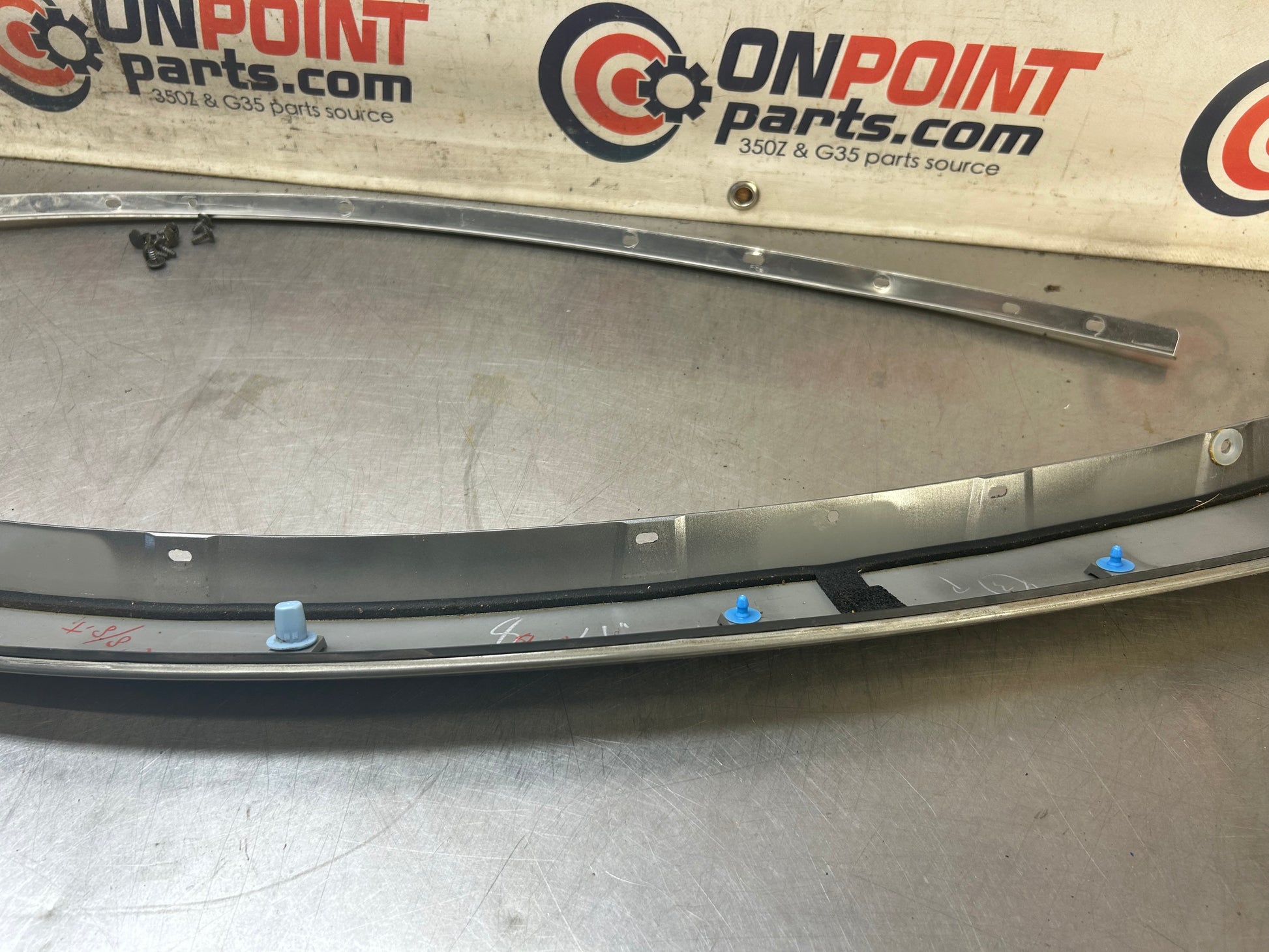 2007 Infiniti G35 Coupe Driver A-Pillar Trim and Door Pull Handle OEM - On Point Parts Inc