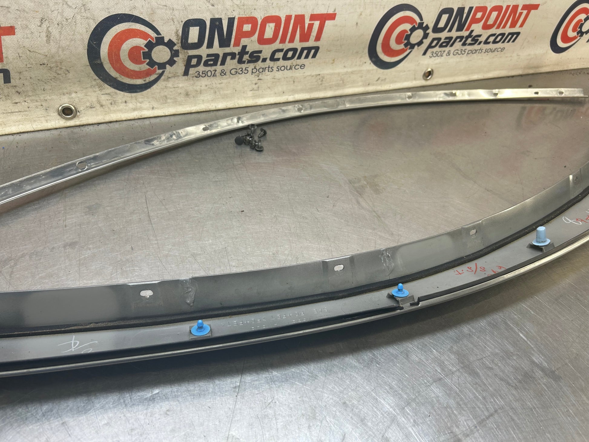 2007 Infiniti G35 Coupe Driver A-Pillar Trim and Door Pull Handle OEM - On Point Parts Inc