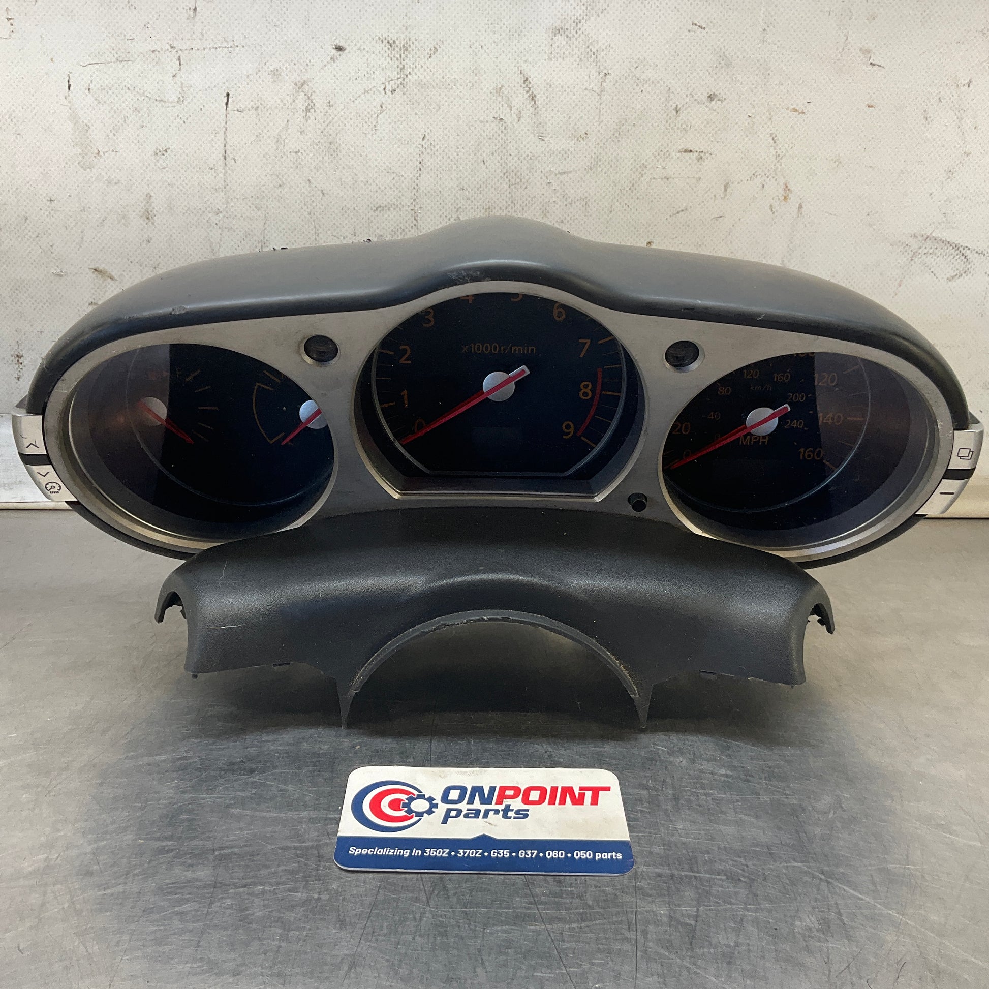 2005 Nissan Z33 350Z Speedometer Instrument Gauge Cluster AT 73k Oem 25Bhtfa - On Point Parts Inc