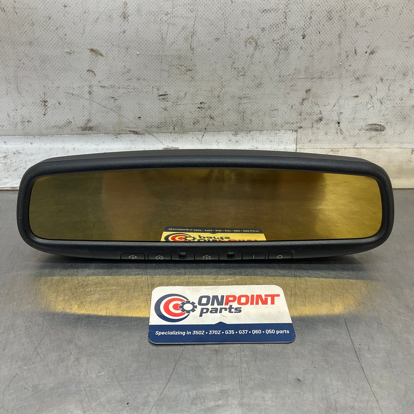 2007 Nissan Z33 350Z Auto Dim HomeLink Rear View Mirror OEM 23BIZEC - On Point Parts Inc