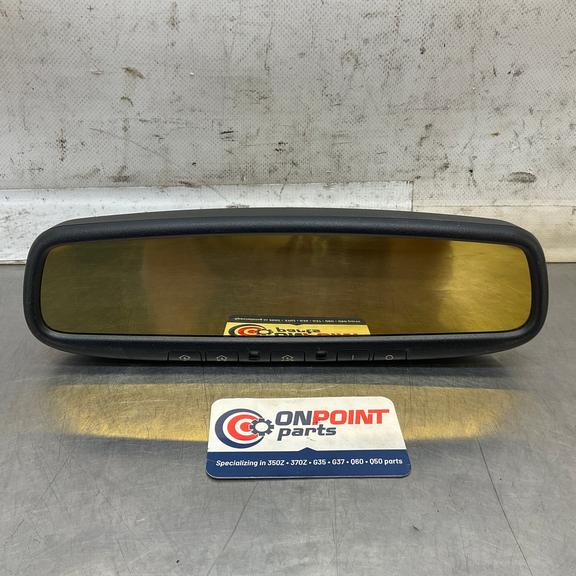 2007 Nissan Z33 350Z Auto Dim HomeLink Rear View Mirror OEM 23BIZEC - On Point Parts Inc