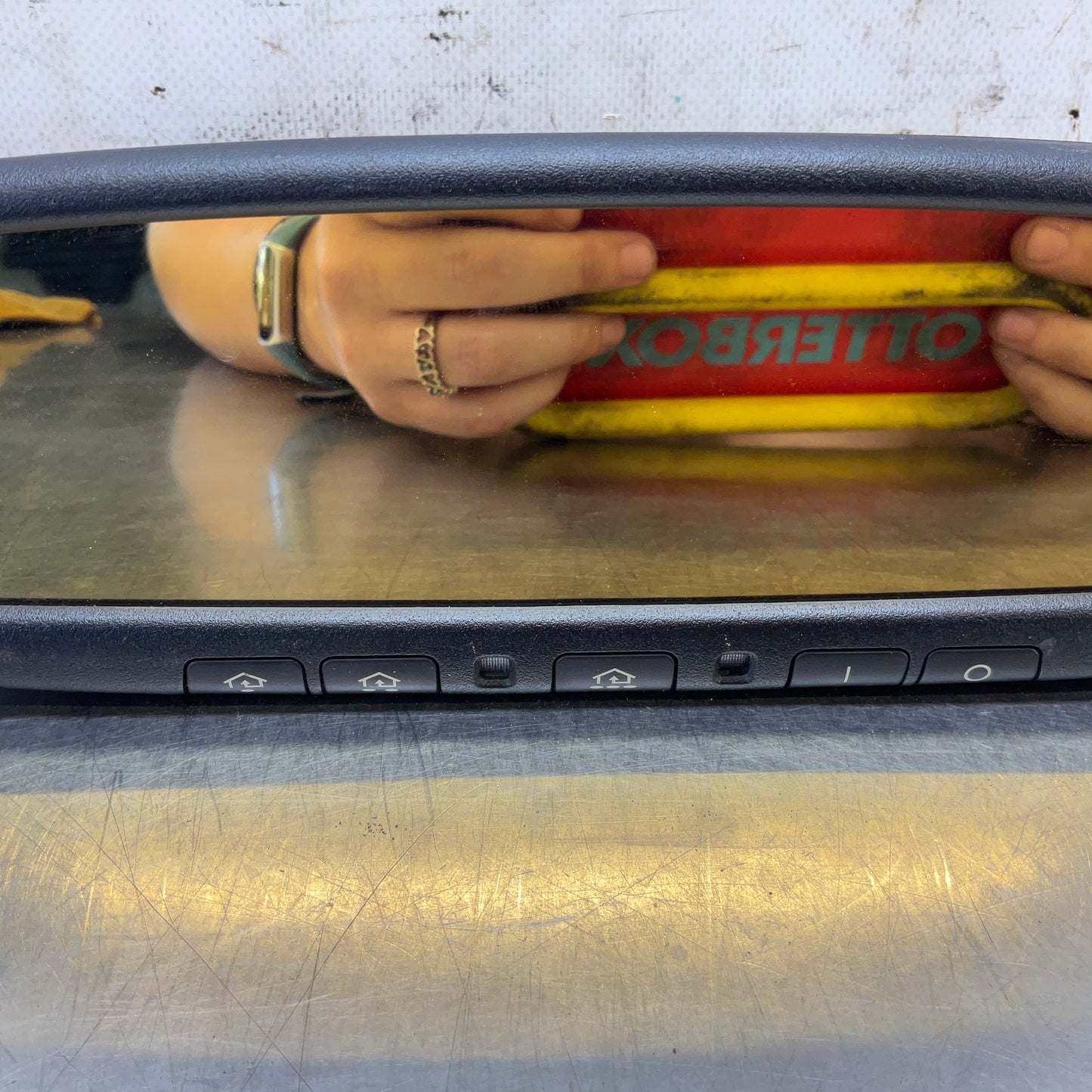 2007 Nissan Z33 350Z Auto Dim HomeLink Rear View Mirror OEM 23BIZEC - On Point Parts Inc