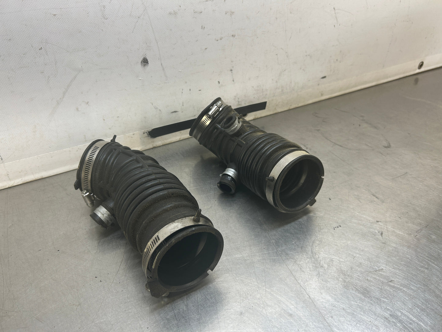 2012 Infiniti V36 G37 Driver Passenger Air Intake Flex Duct Tubes Oem - On Point Parts Inc