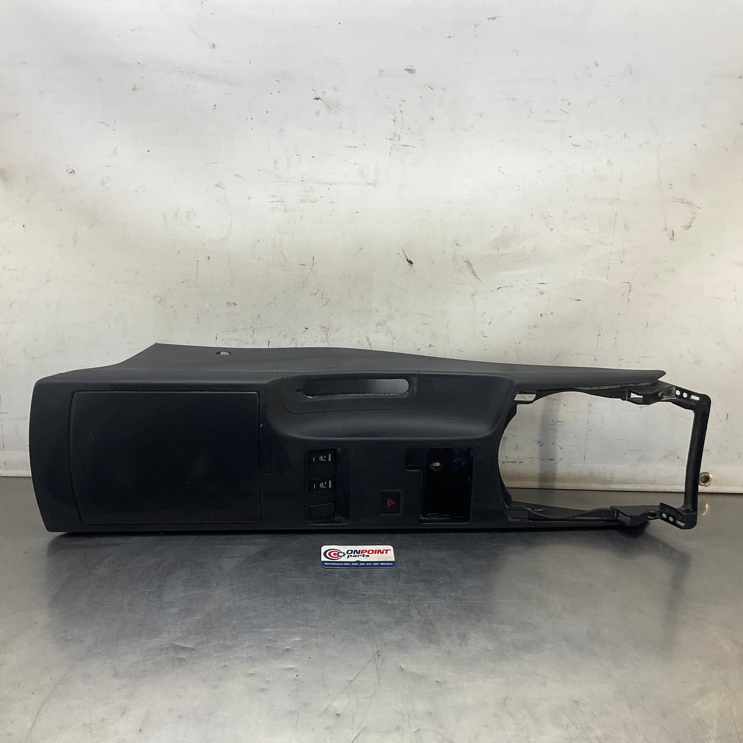 2003 Nissan 350Z Center Console Box with Cubby Heated Seat Switches OEM 14BBGD8 - On Point Parts Inc