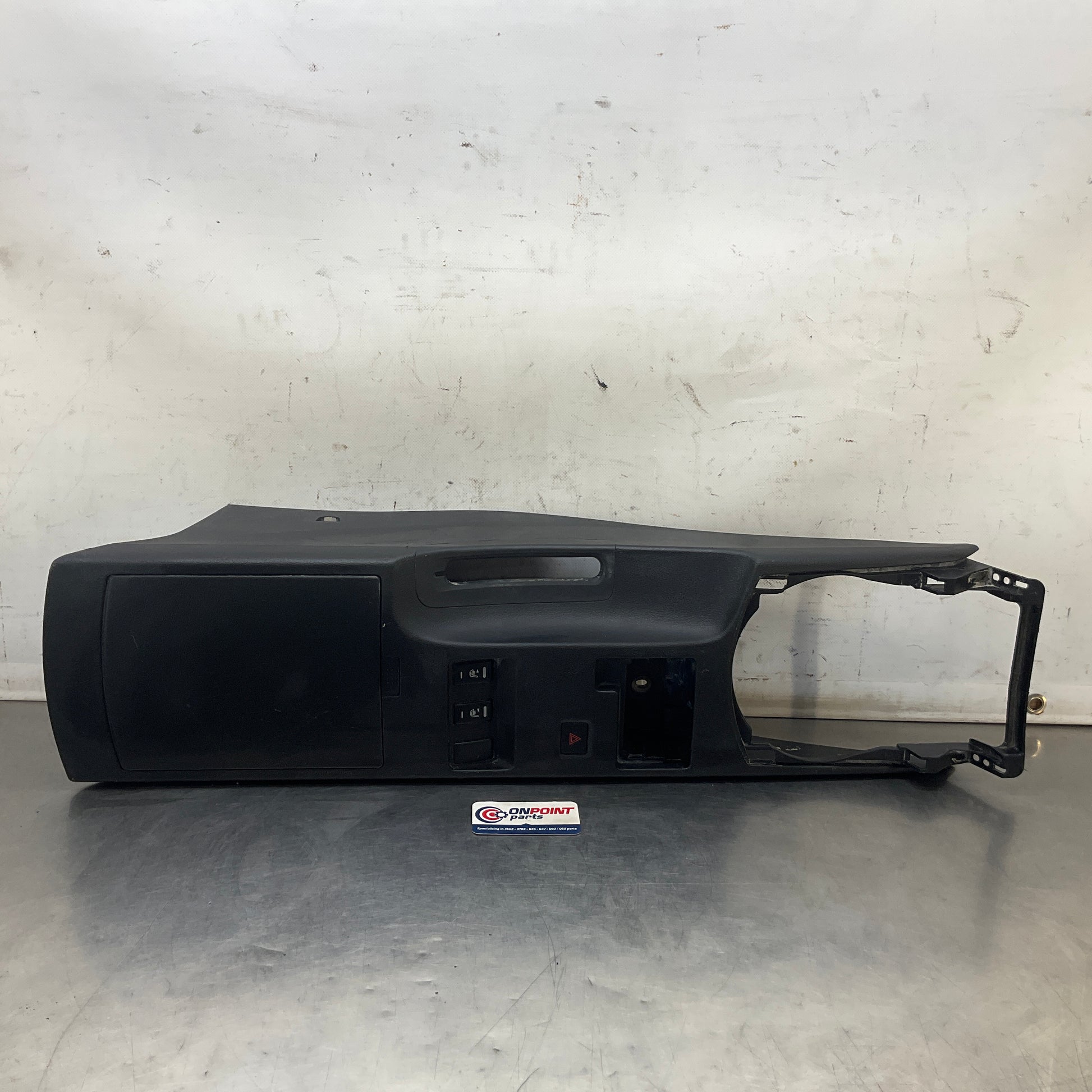 2003 Nissan 350Z Center Console Box with Cubby Heated Seat Switches OEM 14BBGD8 - On Point Parts Inc