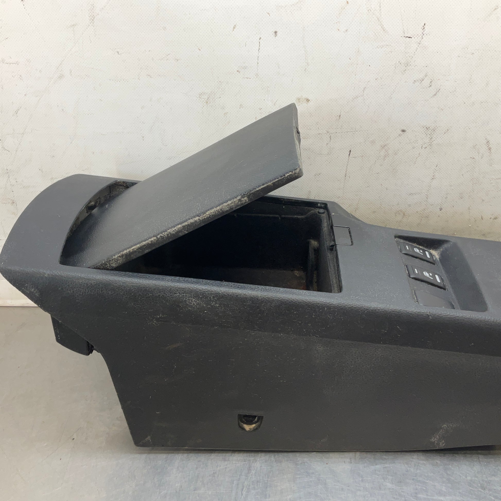 2003 Nissan 350Z Center Console Box with Cubby Heated Seat Switches OEM 14BBGD8 - On Point Parts Inc