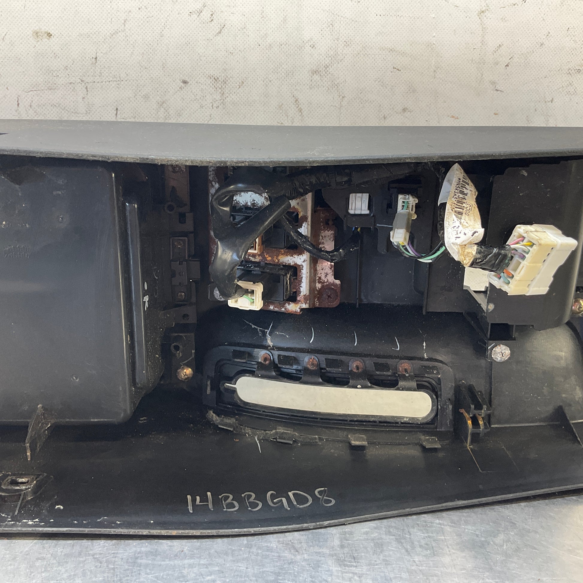2003 Nissan 350Z Center Console Box with Cubby Heated Seat Switches OEM 14BBGD8 - On Point Parts Inc