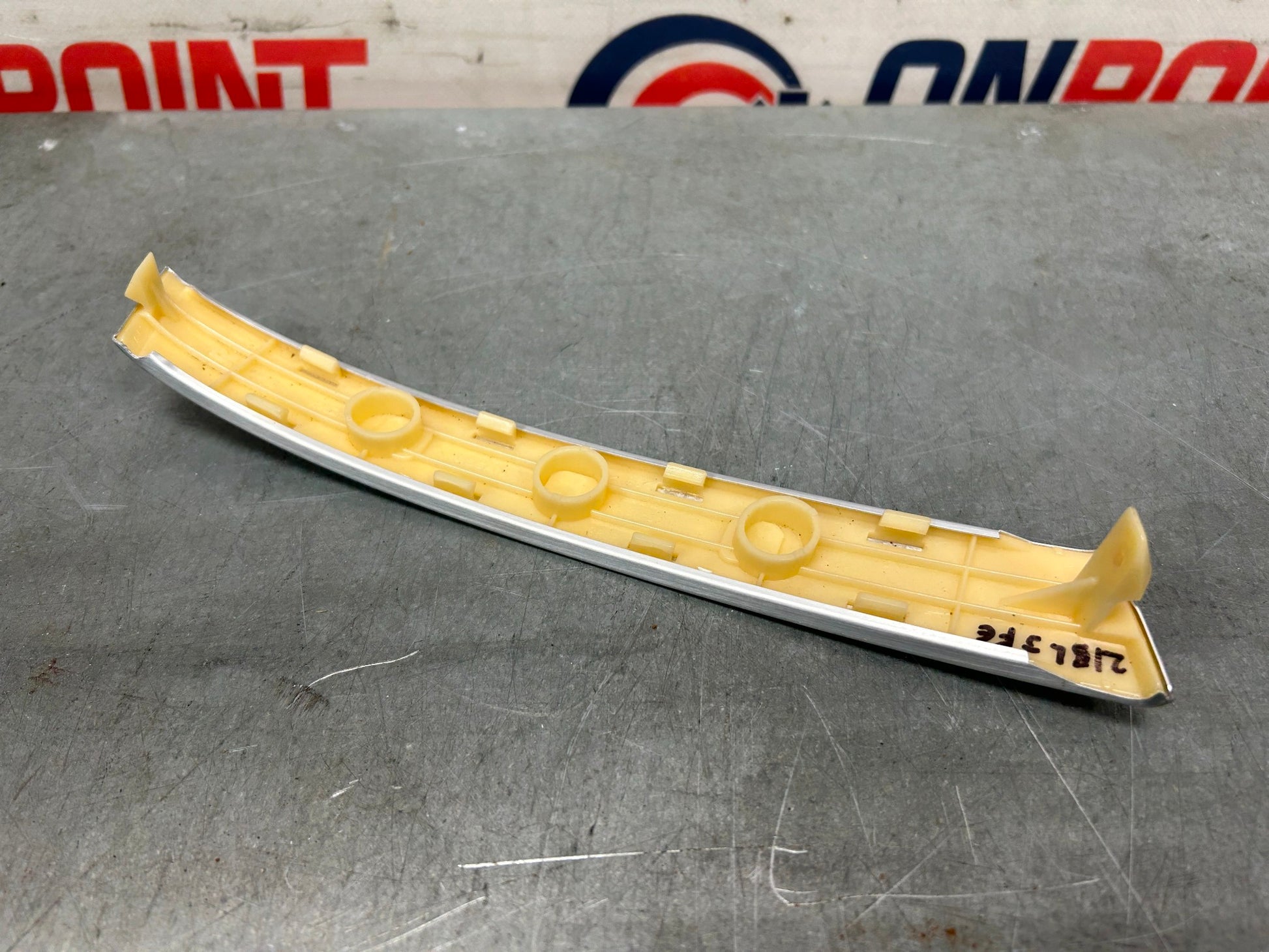 2008 Nissan Z33 350Z Passenger Door Panel Grab Handle Finisher Trim Oem 21Bljfe - On Point Parts Inc