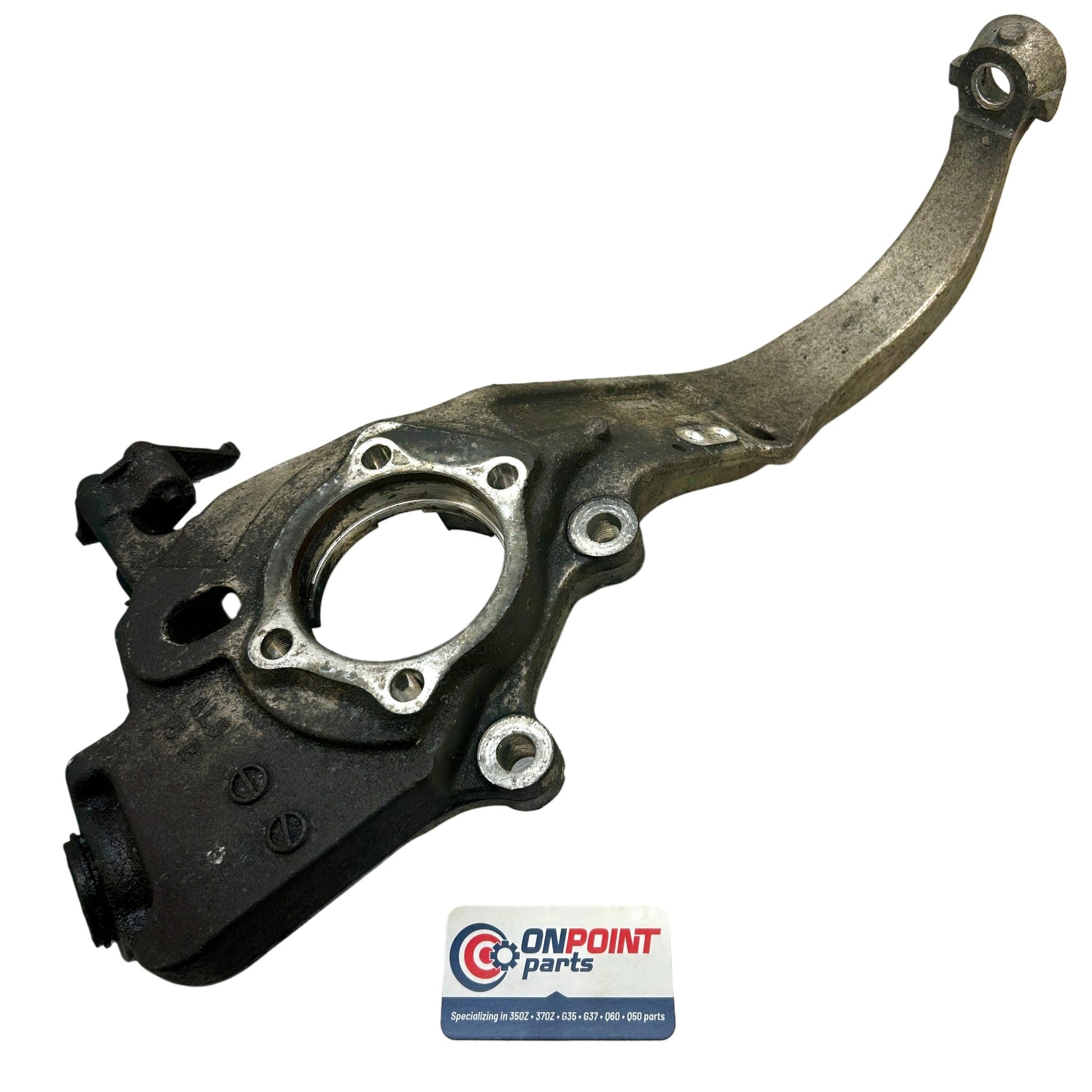 05-09 350Z G35 OEM Front Passenger Right Spindle Steering Knuckle RWD 40014AL55J - On Point Parts Inc