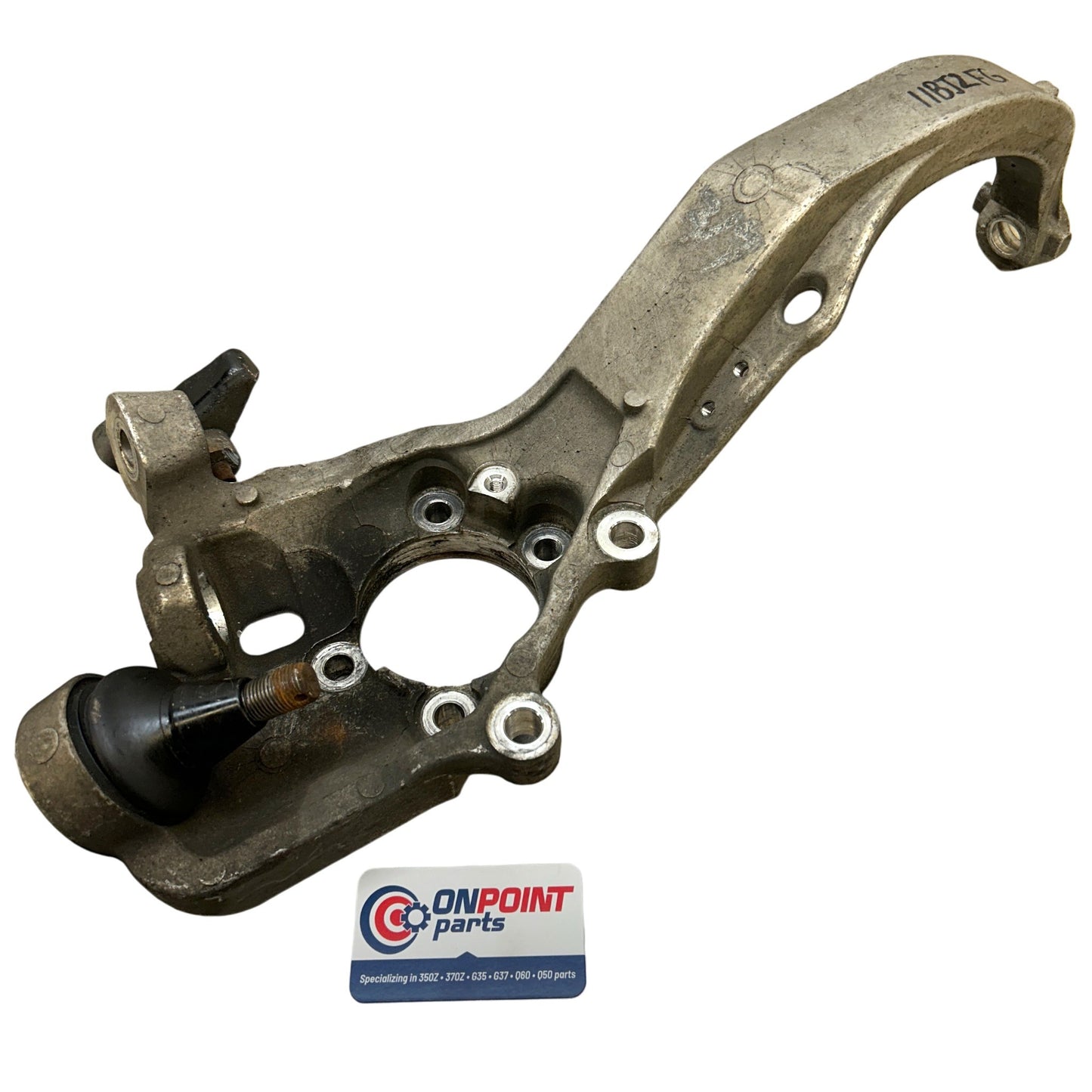 05-09 350Z G35 OEM Front Driver Left Spindle Steering Knuckle RWD 40015AL55J - On Point Parts Inc