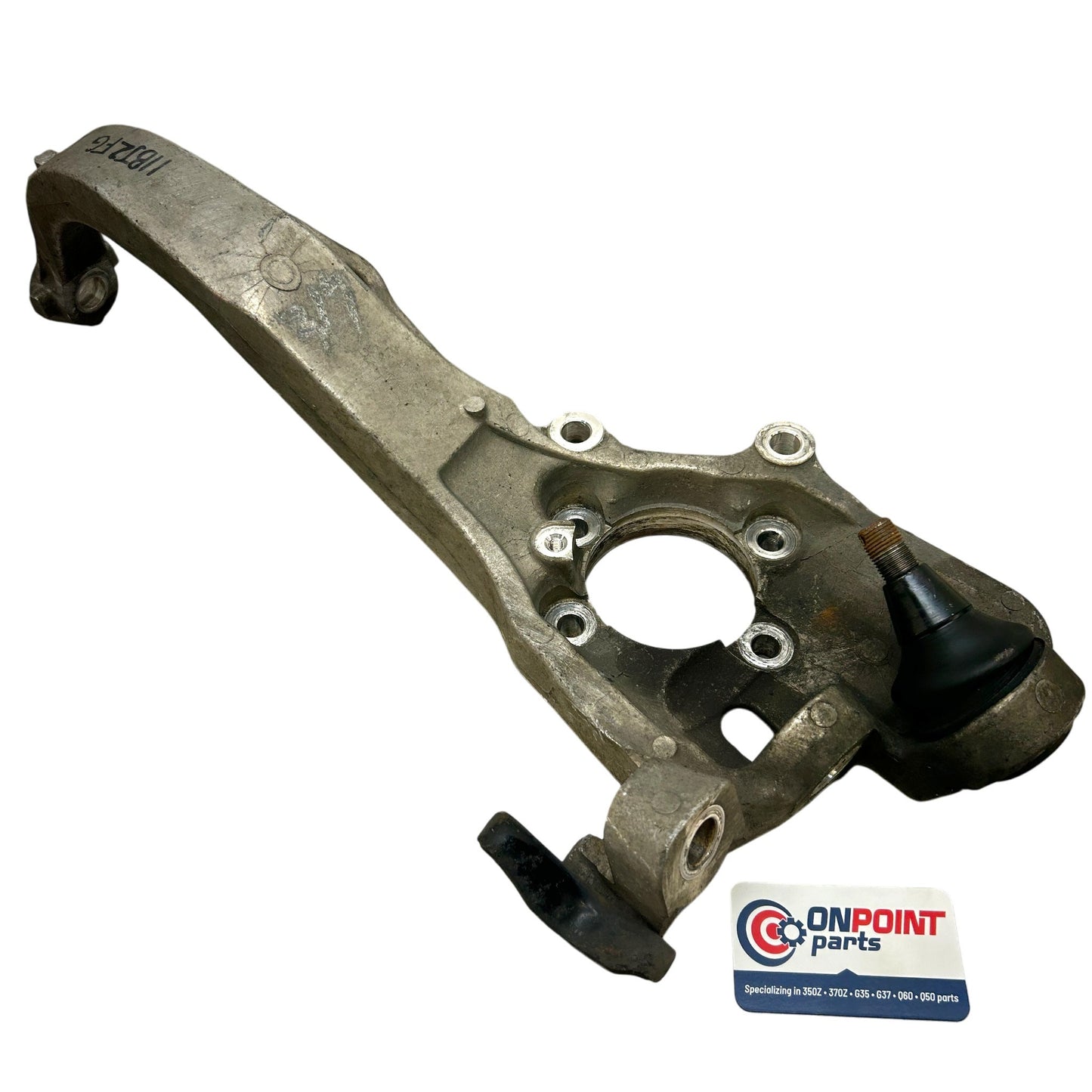 05-09 350Z G35 OEM Front Driver Left Spindle Steering Knuckle RWD 40015AL55J - On Point Parts Inc